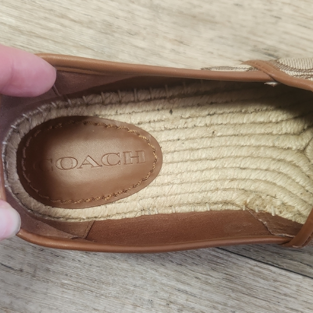 Coach Tan and Brown Espadrilles - Picture 8 of 10